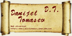 Danijel Tomašev vizit kartica